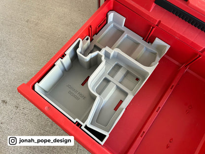Packout Drawer Insert For M12 Gen 3 Drill/Impact Driver - Jonah Pope Design (JPD-DID3)