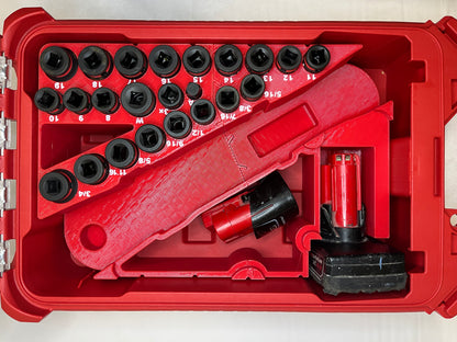 Packout Insert for 3/8" FUEL Right Angle Impact Wrench and Impact Socket Set (RAWSH-O)