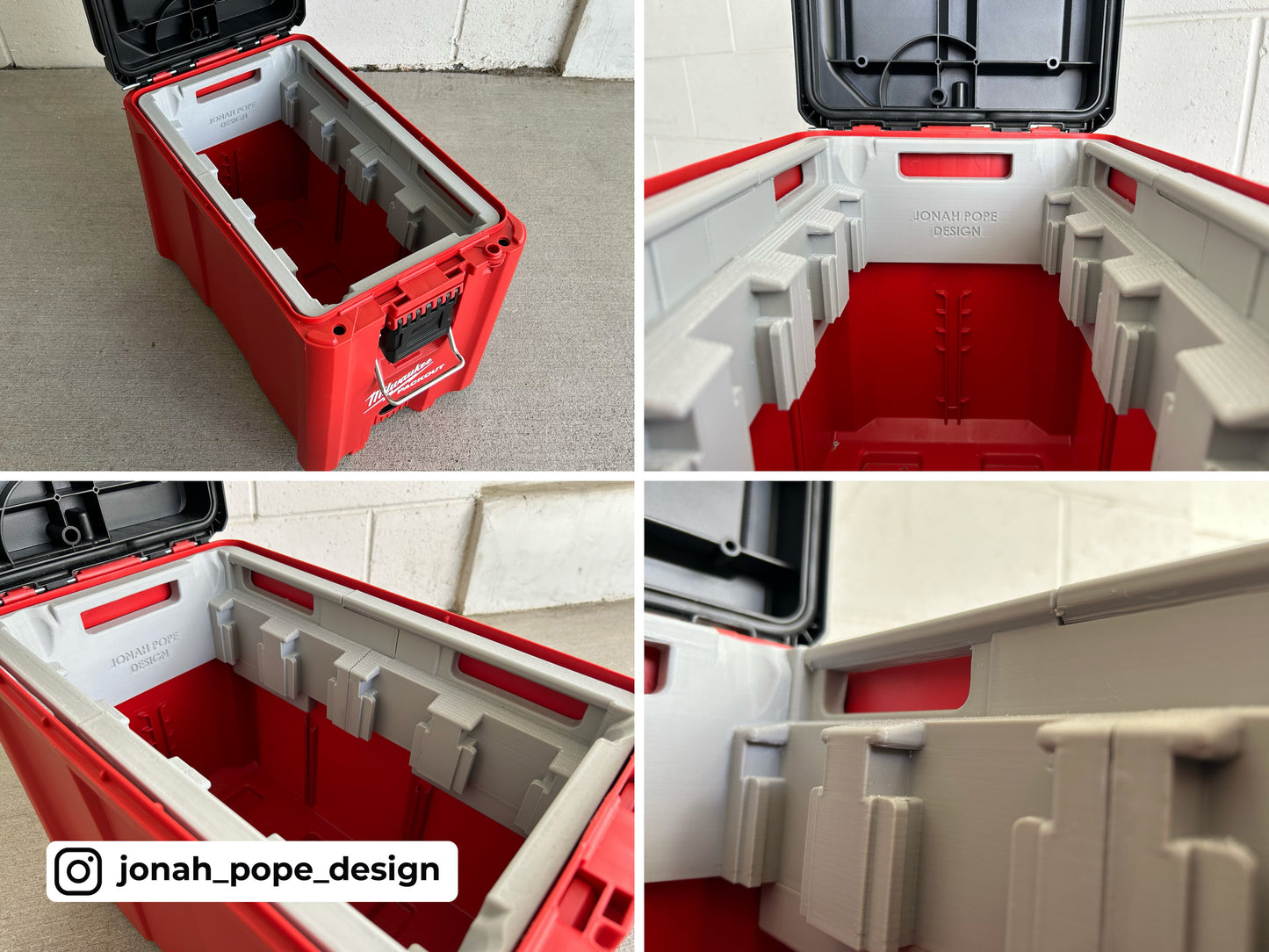 Packout Ammo Can Insert for M18 Batteries (JPAC-BR) - Jonah Pope Design