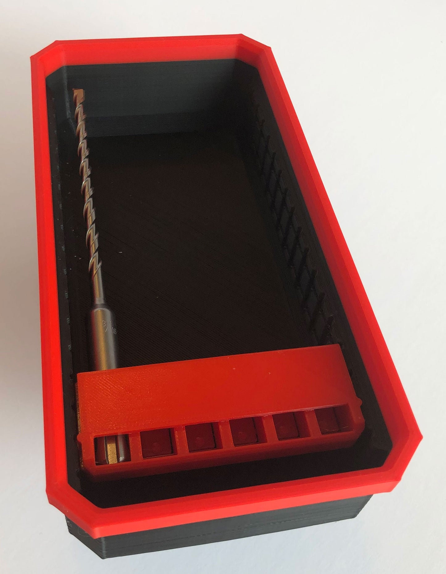 Bit Holders for use with the Milwaukee Tools Shockwave case and 3D Printed Bins