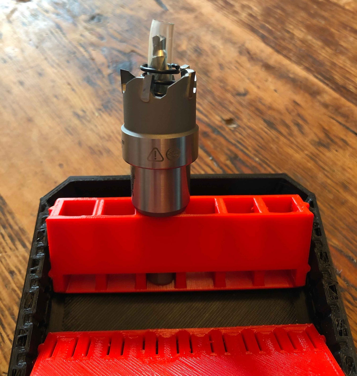 Bit Holders for use with the Milwaukee Tools Shockwave case and 3D Printed Bins