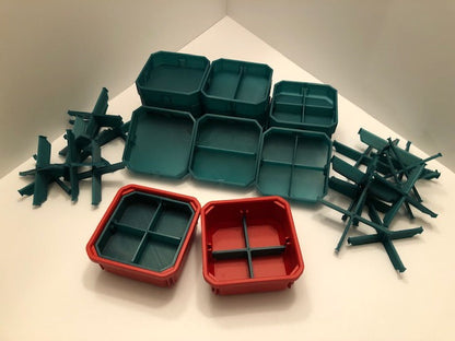 Nesting Bins for use with the Milwaukee Tools PACKOUT Low-Profile Bins