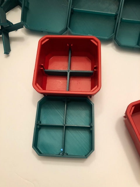 Nesting Bins for use with the Milwaukee Tools PACKOUT Low-Profile Bins