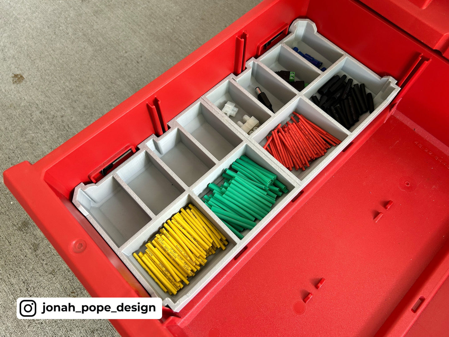 Slimline Packout Drawer Insert for M12 Soldering Iron - Jonah Pope Design (JPD-SI)