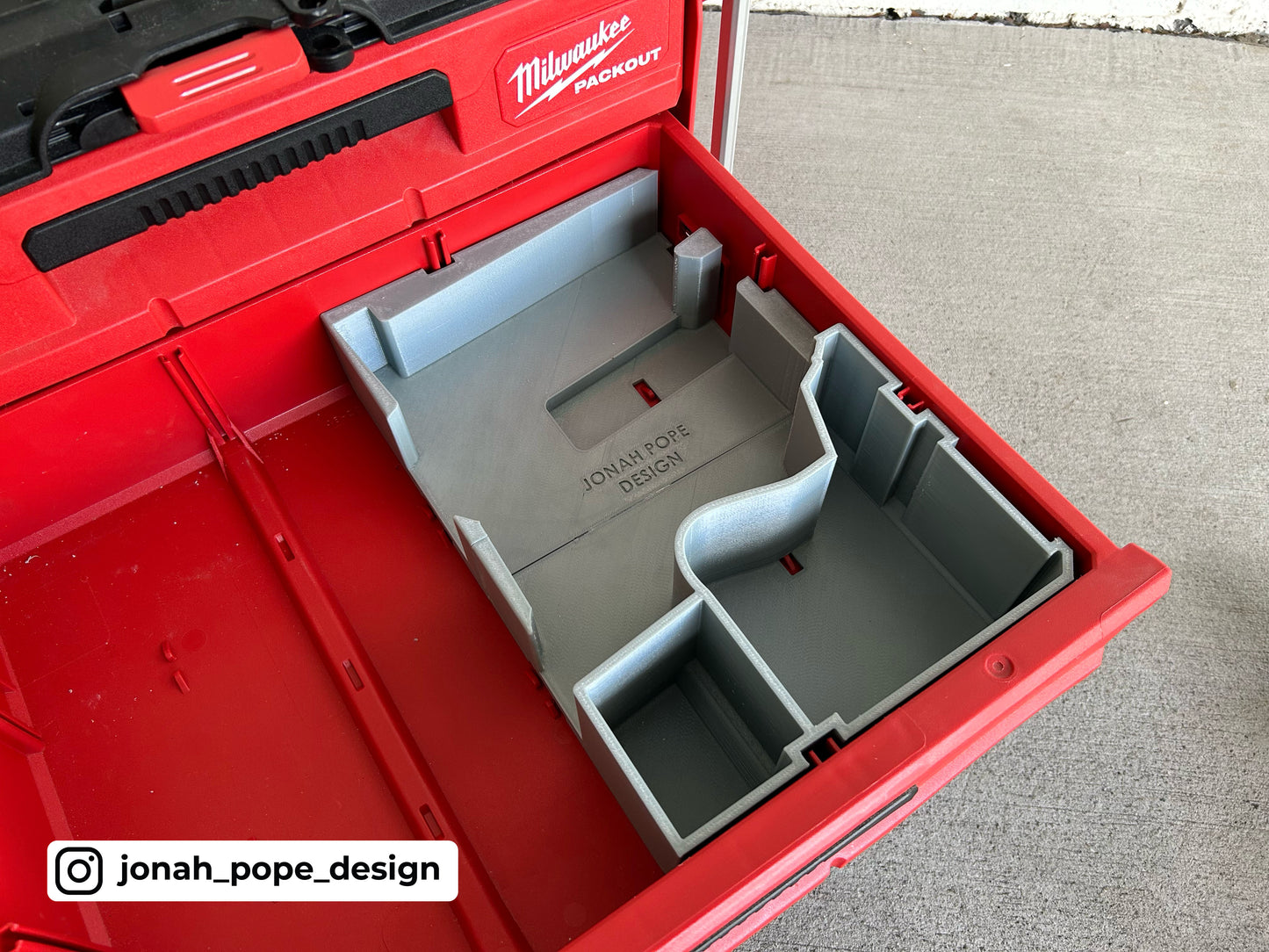 Packout Drawer Insert For M12 Pin Nailer - Jonah Pope Design (JPD-PN)