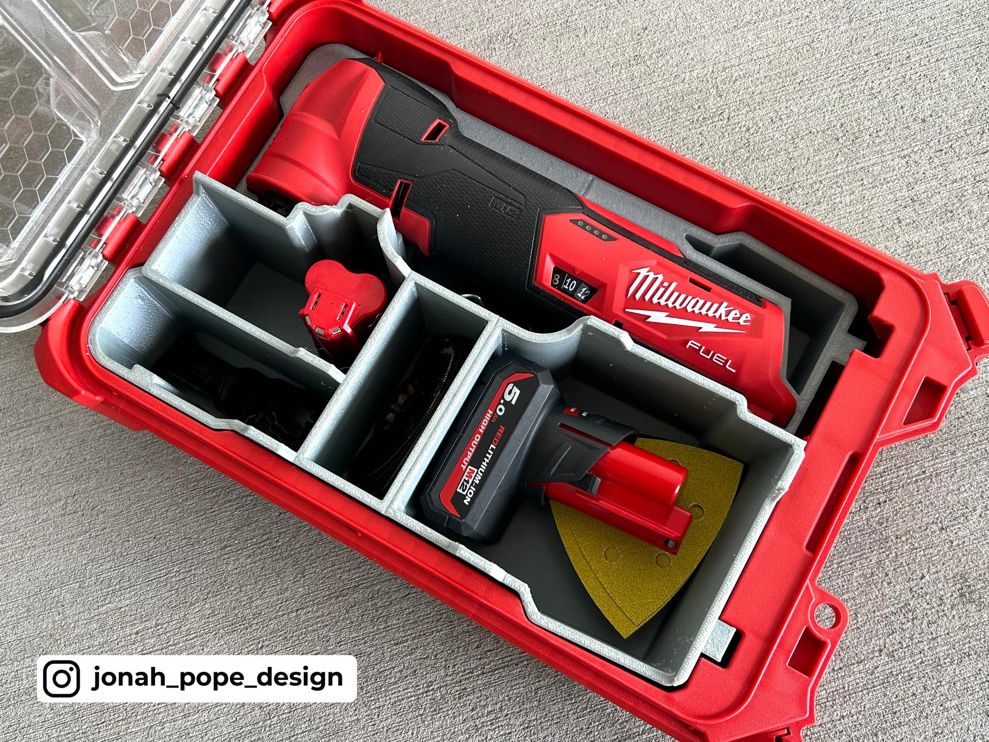 Packout Insert For M12 Rotary Tool - Jonah Pope Design (JP-RT) – 10-Spot  Tools