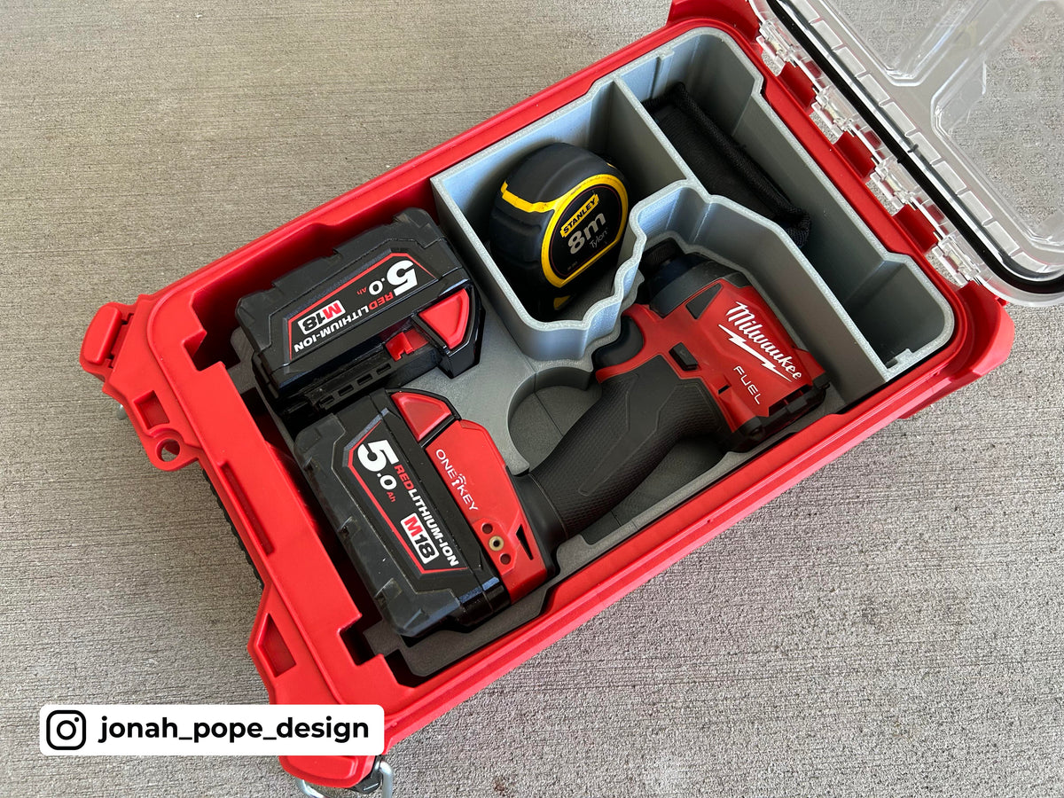 Layout For M18 Packout Insert For M18 Gen 3 Impact Driver - Jonah Pope Design (JP-18I ...