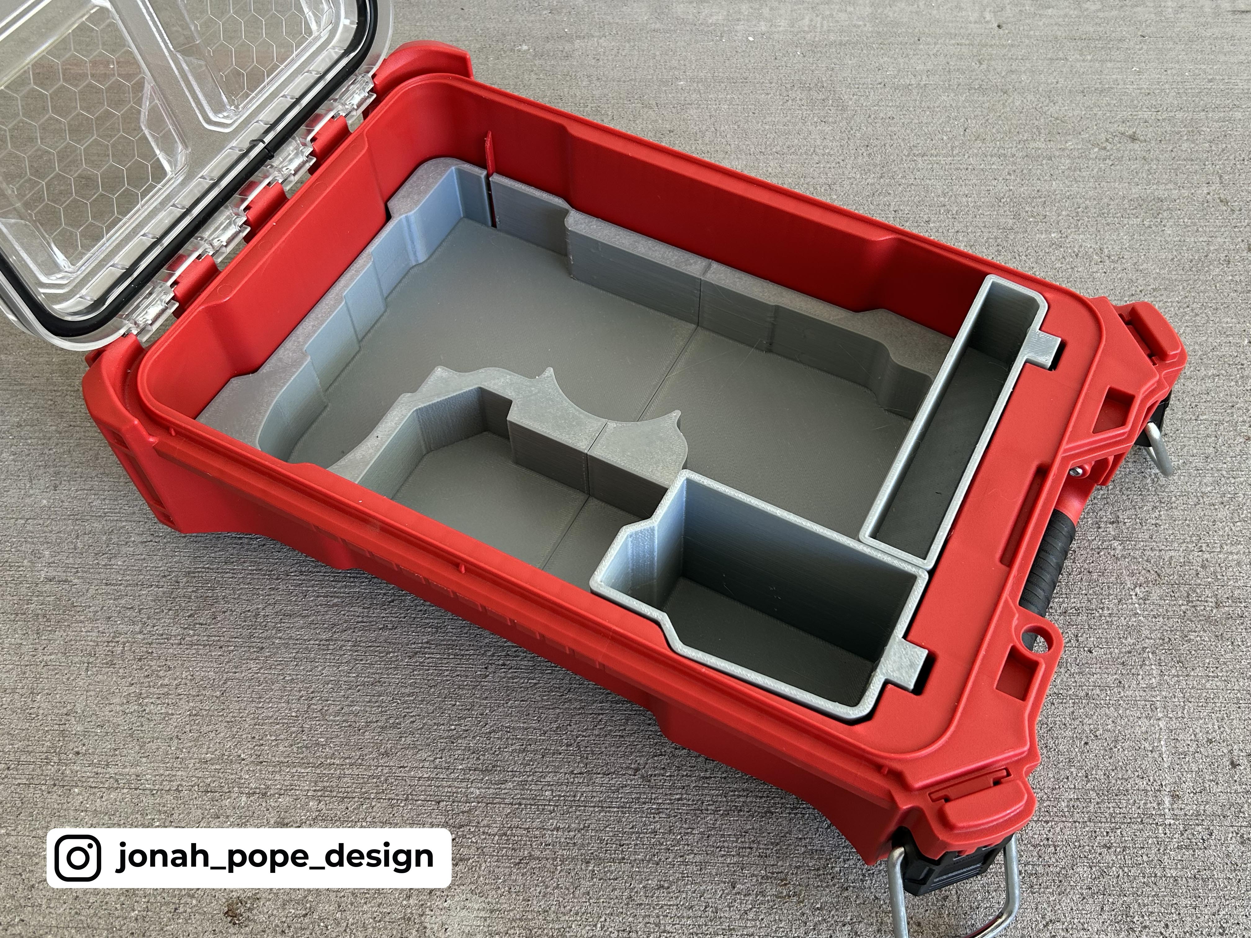 Layout For M18 Packout Insert For M18 Gen 3 Drill - Jonah Pope Design (JP-18D) – 10 ...