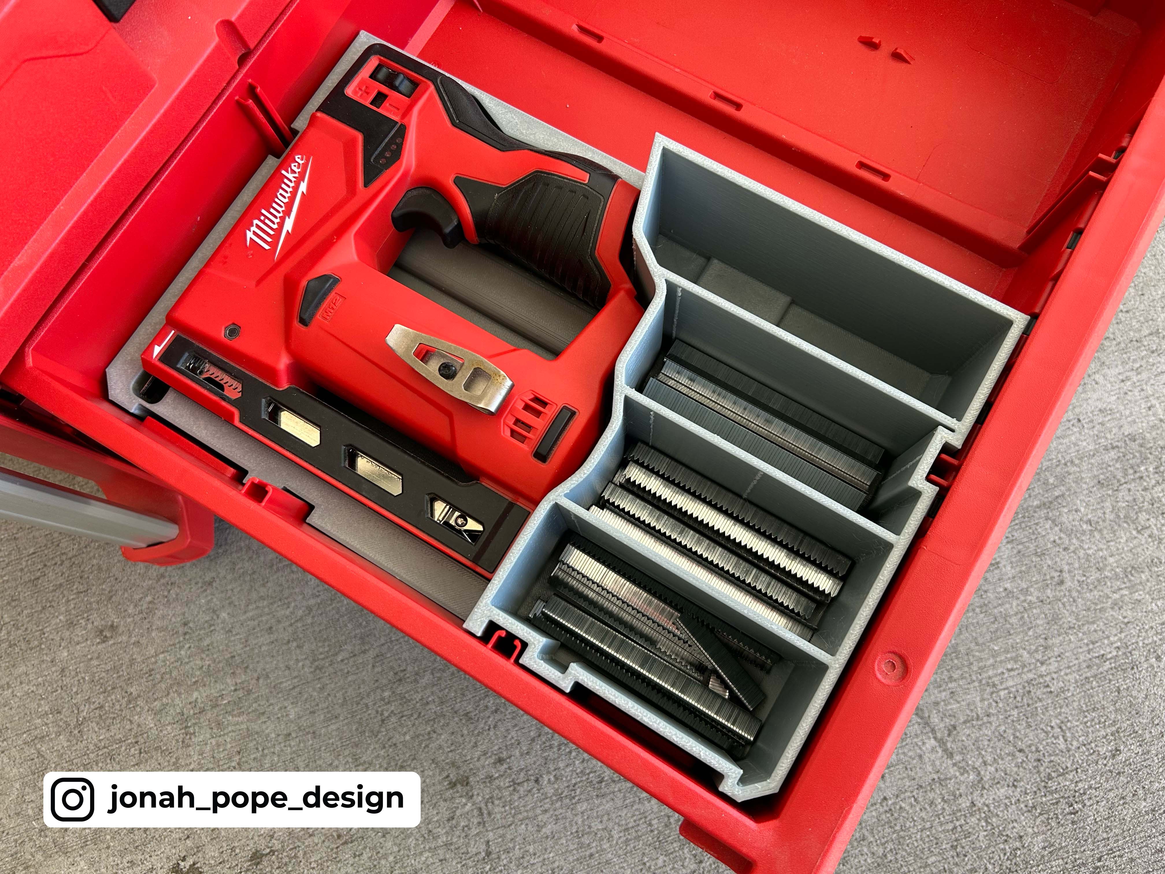 Packout Drawer Insert For M12 Stapler - Jonah Pope Design (JPD-S) – 10 ...
