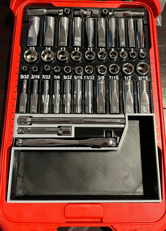 Packout Insert For 1/4" 50-Piece SAE/Metric Socket Set (ST-Q50)
