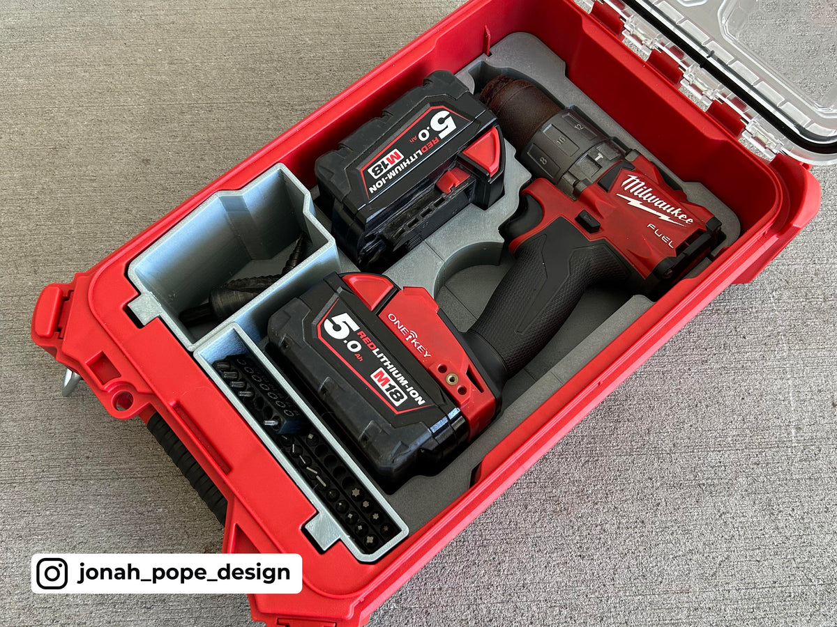 Layout For M18 Packout Insert For M18 Gen 3 Drill - Jonah Pope Design (JP-18D) – 10 ...